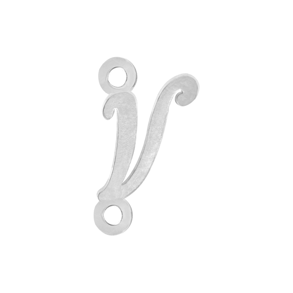 Script Initials with 2 Jump Rings (7 mm)