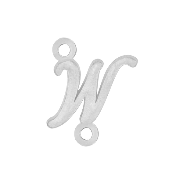 Script Initials with 2 Jump Rings (7 mm)