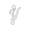 Script Initials with 2 Jump Rings (7 mm)
