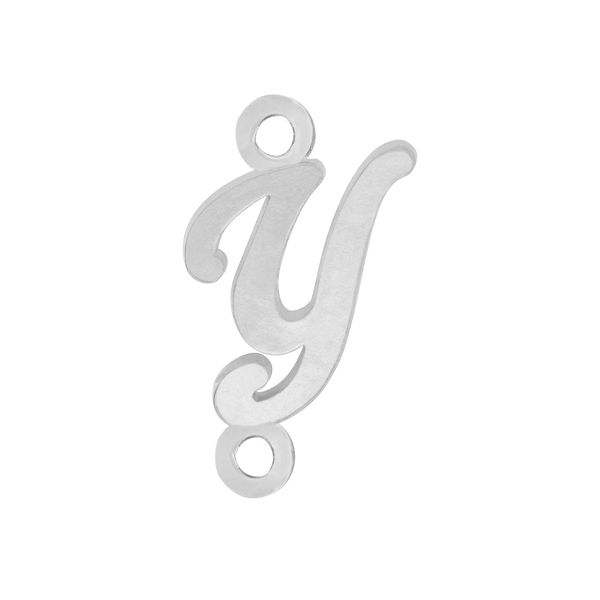 Script Initials with 2 Jump Rings (7 mm)