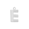 Block Initial Pendant with 1 Ring in 14K Gold (15.00 mm)