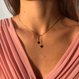 Paola's Hanging Heart Necklace