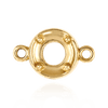 Round Illusion Bezel with Rings in 14K Gold (1.30 mm - 4.00 mm)