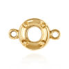 Round Illusion Bezel with Rings in 14K Gold (1.30 mm - 4.00 mm)