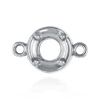 Round Illusion Bezel with Rings in 14K Gold (1.30 mm - 4.00 mm)