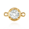 Round Illusion Bezel with Rings in 14K Gold (1.30 mm - 4.00 mm)