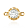 Round Illusion Bezel with Rings in 14K Gold (1.30 mm - 4.00 mm)
