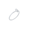 Script Initial Ring in Sterling Silver