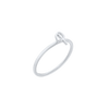 Script Initial Ring in Sterling Silver