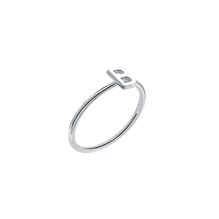Initial Ring in Sterling Silver