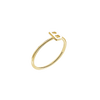 Initial Ring in 14K Gold