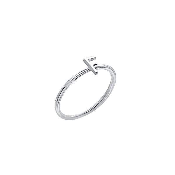 Initial Ring in 14K Gold