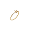 Initial Ring in 14K Gold