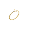 Initial Ring in 14K Gold