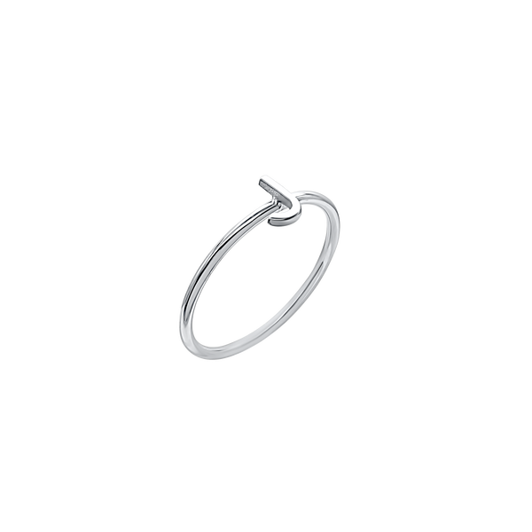 Initial Ring in 14K Gold