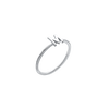 Initial Ring in Sterling Silver