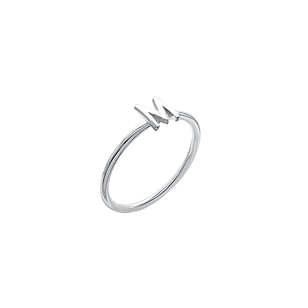 Initial Ring in Sterling Silver