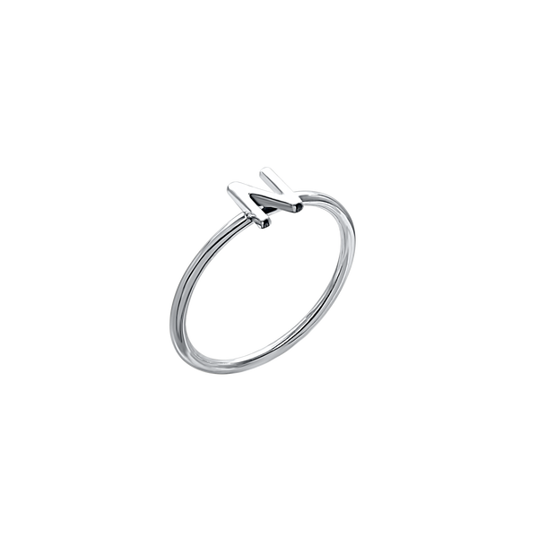 Initial Ring in Sterling Silver