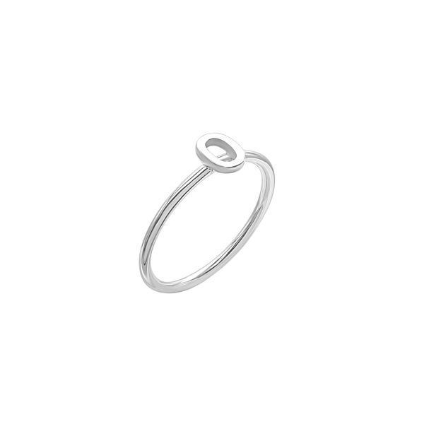 Initial Ring in Sterling Silver