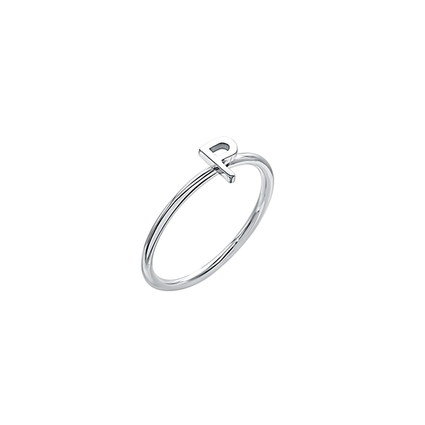 Initial Ring in 14K Gold