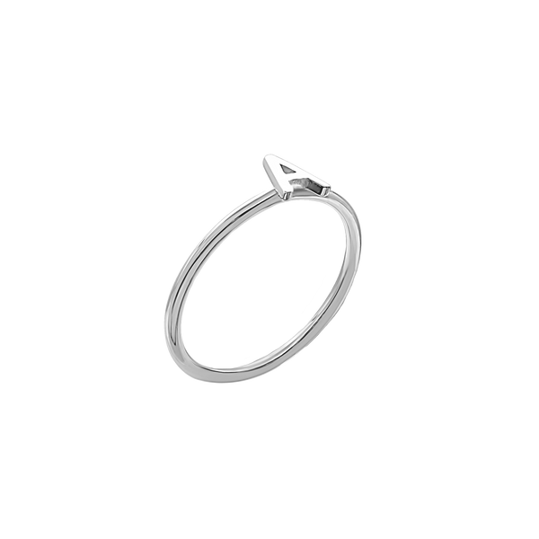 Initial Ring in Sterling Silver