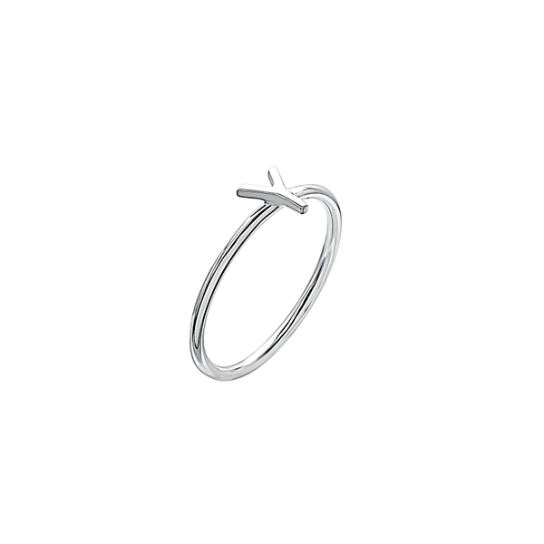 Initial Ring in Sterling Silver