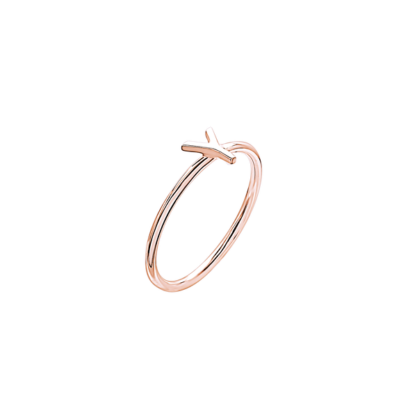 Initial Ring in 14K Gold