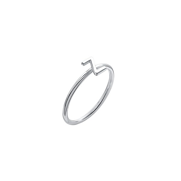 Initial Ring in Sterling Silver