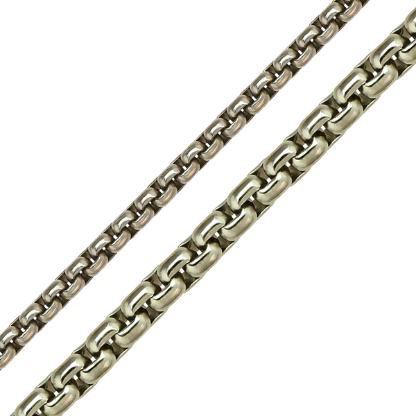 Bulk / Spooled Inka Box Chain in Stainless Steel (2.70 mm - 4.00 mm)