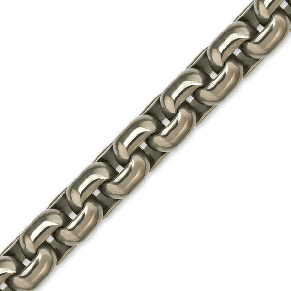 Bulk / Spooled Inka Box Chain in Titanium (7.20 mm)