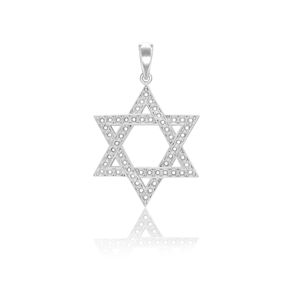 14K Gold Star of David Mounting (30 x 20 mm - 37 x 25 mm)