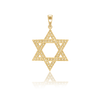 14K Gold Star of David Mounting (30 x 20 mm - 37 x 25 mm)