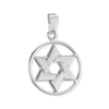 Sterling Silver Star of David Medallion (22 x 16 mm)