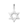 Sterling Silver Star of David Pendant (30 x 22 mm)