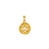 14K Gold Star of David Pendant (12 x 10 mm)