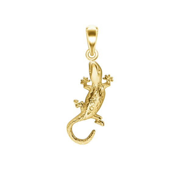 Gekko Charm in Sterling Silver (28 x 8mm)