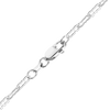 Finished Flat Krinkle Anklet in 14K White Gold (1.50 mm)