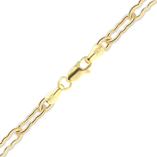 Finished Flat Krinkle Bracelet in 14K Yellow Gold (1.50 mm)