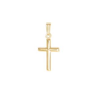 14K Gold Small Cross (19 x 9 mm)