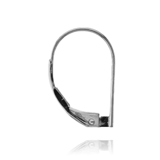 Leverback with Plain Straight Wire and No Ring (17 x 11 mm)