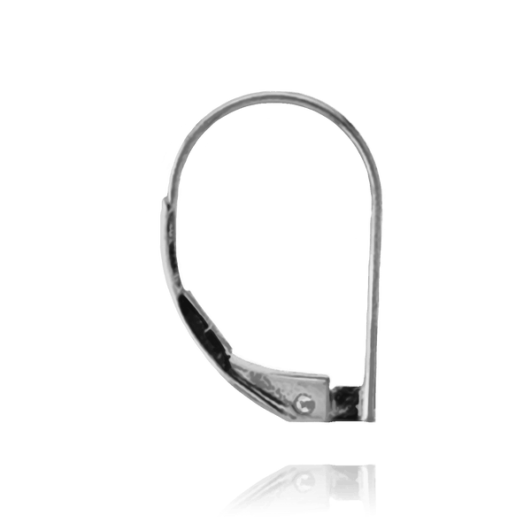 Leverback with Plain Straight Wire and No Ring (17 x 11 mm)
