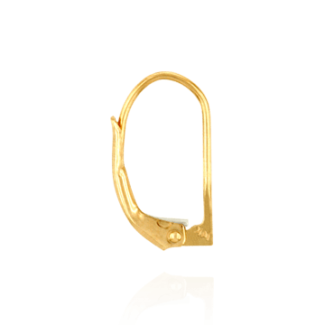 Plain Leverback with No Ring (19 x 11 mm)