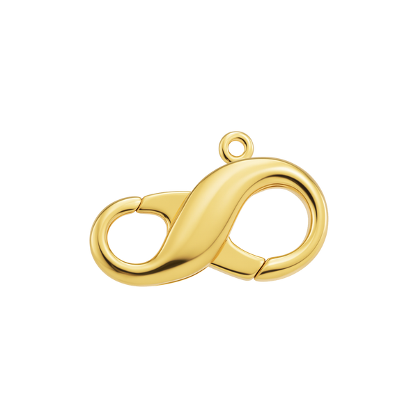 Fancy Double Open Lobster Clasp (15.5 x 10 mm)