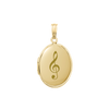 Plain Oval Locket in 14K Gold Filled with Optional Engraving (23 x 14 mm - 45 x 30 mm)