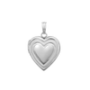 Special Order Only: Embossed Heart Locket in 14K Gold (22 x 15 mm)