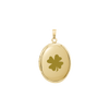 Plain Oval Locket in 14K Gold Filled with Optional Engraving (23 x 14 mm - 45 x 30 mm)