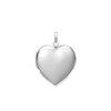 Plain Heart Locket in 14K Gold with Optional Engraving (13 mm - 19 mm)