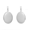 Plain Oval Locket in 14K Gold with Optional Engraving (13 x 10 mm - 21 x 16 mm)