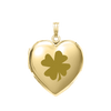 Plain Heart Locket in 14K Gold Filled with Optional Engraving (20 x 13 mm - 30 x 23 mm)