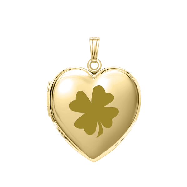 Plain Heart Locket in 14K Gold Filled with Optional Engraving (20 x 13 mm - 30 x 23 mm)